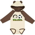 thumbnail image 3 of Inktastic Go, Brazil- Soccer, Football Boys or Girls Long Sleeve Baby Bodysuit, 3 of 5