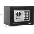 thumbnail image 5 of SUXXAN Steel Security Home Safe and Lock Box with Electronic Keypad - Secure Cash, Jewelry, ID Documents, 0.2 Cubic Feet, Black, 9"W x 6.7"D x 6.7"H, 5 of 7