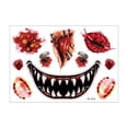 thumbnail image 1 of Autocollants de Design pour Fête de Maquillage Visage Effrayant d'Halloween, 1 of 5