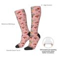 thumbnail image 4 of Yiaed Retro 70s 60s Hippie Flower Print Great elasticity Adult Stockings Sports socks for Men and Women, 4 of 6