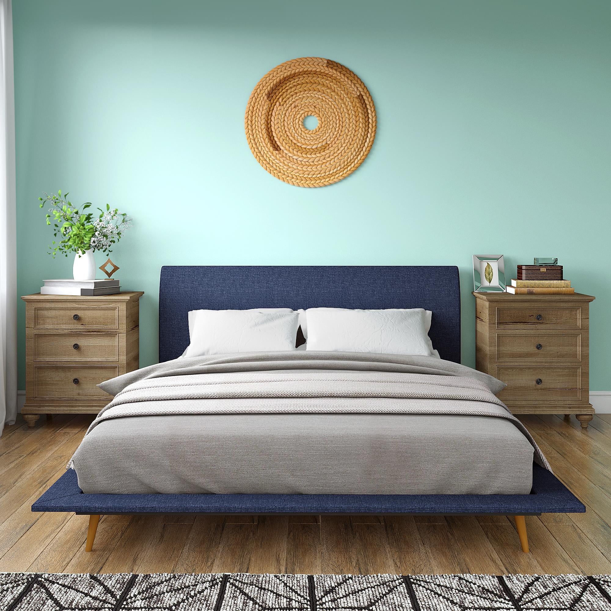 Better Homes and Gardens Flynn Mid Century Modern Queen Platform Bed