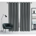 thumbnail image 1 of Safdie & Co. Rideau 2PK 84L Tissé Blackout Charbon, 1 of 2