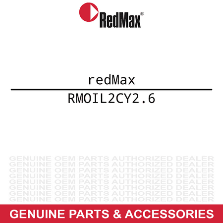 Case of (48) 2.6oz Bottles of RedMax Synthetic 2 Stroke Cycle Oil 50:1