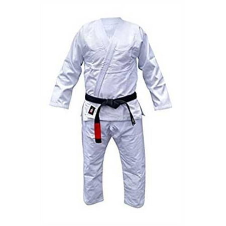Your Jiu Jitsu Gear Brazilian Jiu Jitsu Uniform A1 White with BJJ White