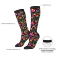 thumbnail image 6 of Salouo Colorful Floral Embroidery Mexican Print Women's Men's Ankle Socks 1-pack Casual Athletic Socks for Unisex Adult Moisture-Wicking Socks for Daily Wear/Running/Sport, 6 of 8
