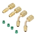 thumbnail image 3 of Adaptador de carga de refrigerante con cabezal de conversión de 1/4SAE a 5/16SAE (4 unidades) para herramientas de fluoruro reductor R410, 3 of 14