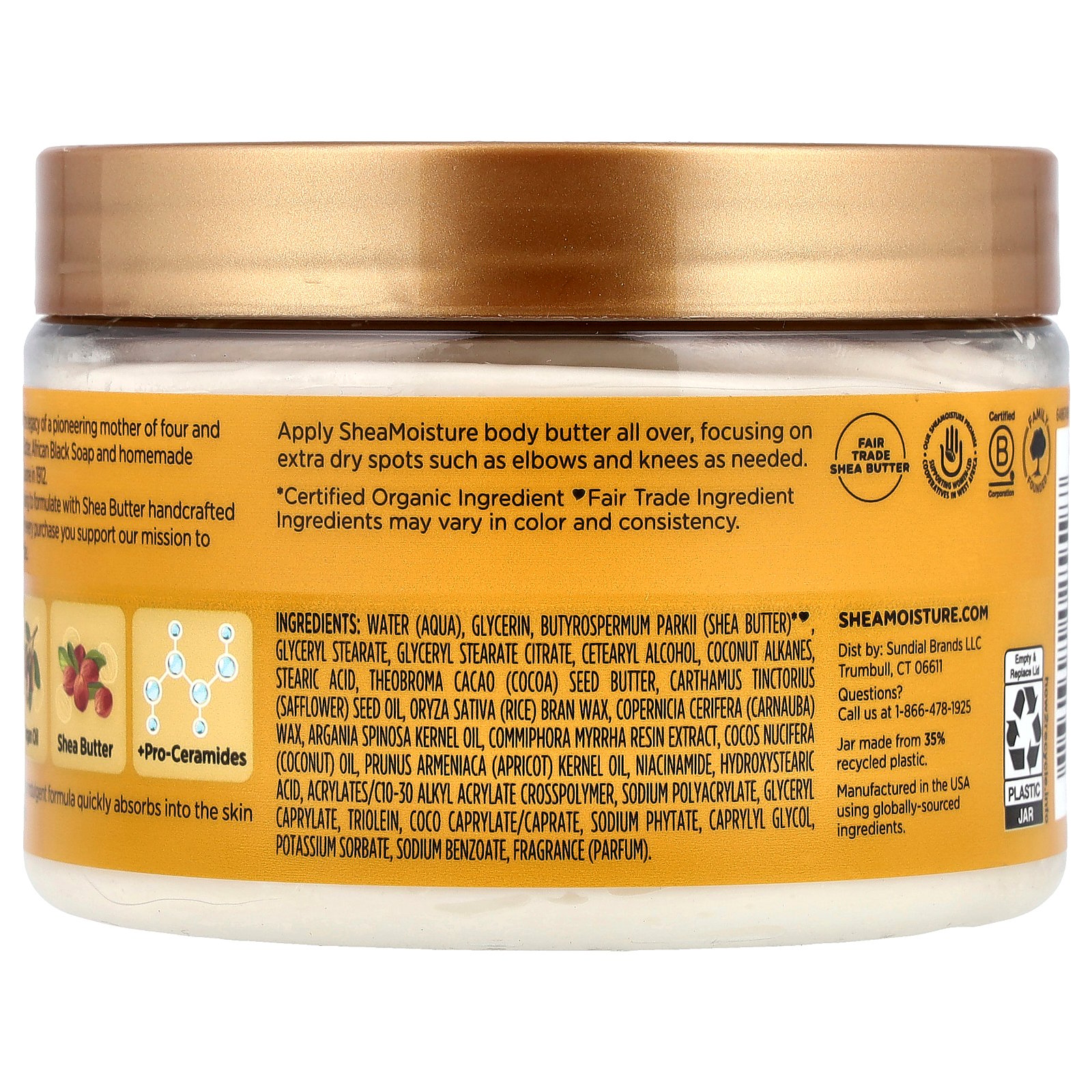 SheaMoisture Deeply Moisturizing Body Butter, 11.5 oz photo 4