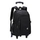 thumbnail image 4 of Mochila con ruedas, maleta con ruedas, portátil, multifuncional, extraíble, para ordenador, mochila con ruedas para portátil, para acampar , Negro 2 ruedas grandes, 4 of 8