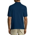 thumbnail image 4 of Hanes Men's Ecosmart Jersey Polo Shirt with Pocket, 4 of 7