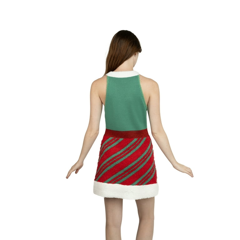 Elf sweater cheap dress walmart