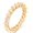 Yellow Gold, variant on 1 Carat (ctw) Platinum Heart Cut LAB GROWN Diamond Eternity Band (Color H-I Clarity VS1-VS2) SJR54314-W