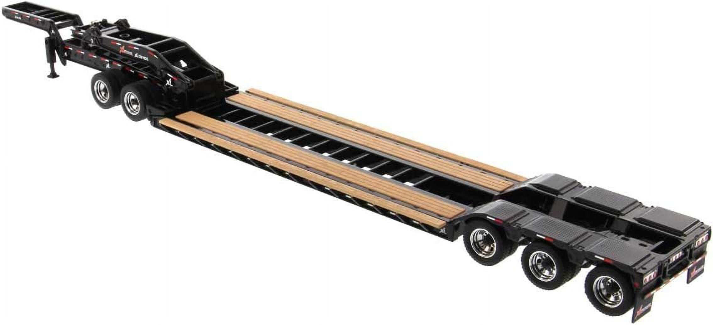 1:50 DIECAST MASTERS トレーラーセット Diecast Masters XL 120 Low-Profile HDG Trailer with Jeep + 2