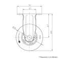 thumbnail image 4 of Carrymaster ACSU-76RF Light-Duty Rigid Flange Non-Leveling Caster, 4 of 4