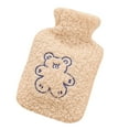 thumbnail image 1 of LSLJS Flushing Hot Water Bag and Winter Warm Filling Water Filling Warm Water Bag Plush Cloth Cover Warm Hand Treasure, Home Kitchen Gadgets Accessories, 1 of 1