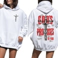 thumbnail image 4 of God’s Promises To You Christian Hoodie for Men and Women, Jesus Bible Verse Faith Graphic Pullover, Sizes S-5XL, 4 of 6