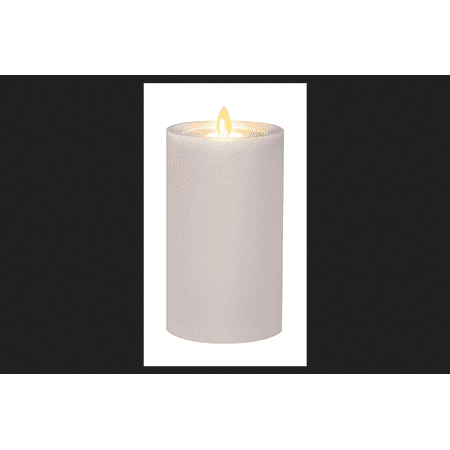 inglow flameless pillar unscented dia candle outdoor