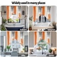 thumbnail image 6 of Orange Gray Swag Curtain Valance for Windows, Geometric Graffiti Color Block Abstract Modern Window Treatments Short Swag Topper for Kitchen Windows Bathroom Bedroom, 28"x36", 6 of 8