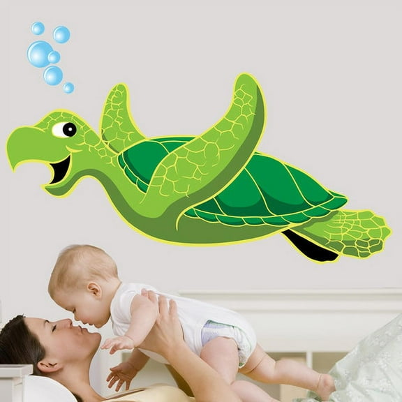 Wallhogs Winn Sea Turtle Cutout Wall Decal