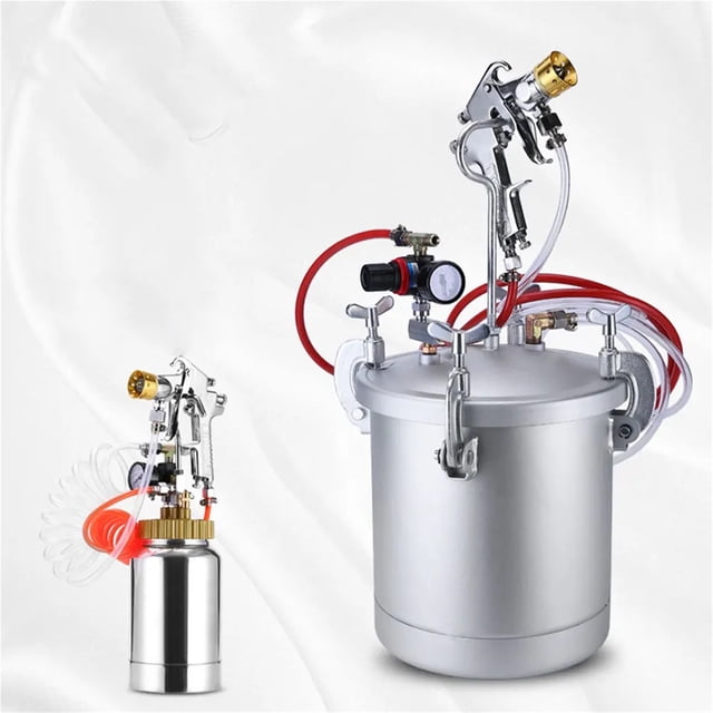 10L Water In Water Multi-color Paint Spray Gun, Latex Paint Pressure Barrel Imitation Marble Spray Gun Spray Gun