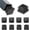 10, variant on 10-Pack Tubing End Caps, 7/8 x Inch Plastic Square Hole Plugs Inserts for Chair Leg/Bar Stool/Fitness Equipment, Glides Fence Plug Floor Protectors