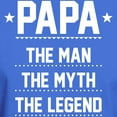 thumbnail image 3 of CafePress - Papa The Man, The Myth, The Legend T Shirt - Men's Classic Graphic Cotton T-Shirt, 3 of 4