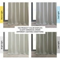 thumbnail image 3 of Light Greige Solid Cotton Blackout Curtain (1 Panel), Light Greige, 50W X 96L, 3 of 11