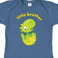 thumbnail image 4 of Inktastic Little Brother Dinosaur Boys Baby Bodysuit, 4 of 5