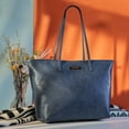 thumbnail image 5 of Montana West Tote Bags for Women Purses and Ladies Handbags Medium Size Shoulder Bags with Zipper, Light Blue, 5 of 7