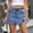 Blue, variant on Skort With Slit Jean Skirts For Women Denim Jean Skirt Women'S Casual Jean Skirt High Waist Back Slit Stretch Denim Skirts Fashion Slit Women'S Denim Short Skort Blue S