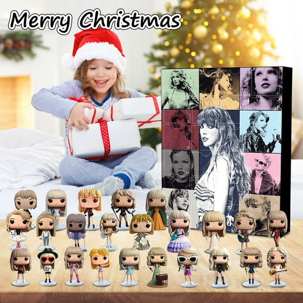 Christmas Advent Calendar 2026, Countdown calendar before Christmas,24 Singers TS collectible surprises Elf Figures,The ideal Christmas gift, suitable for boys, girls, and teenagers