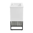 thumbnail image 5 of Marseille 24 in. Gray Oak Bathroom Vanity With White, 3-Hole Ceramic Sink Top, 5 of 8