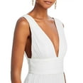 thumbnail image 2 of Alice + Olivia OFF WHITE Women's Adrianna Pleated Maxi Dress, US 14, 2 of 4