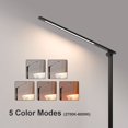 thumbnail image 3 of Lámpara de escritorio LED con cargador inalámbrico Puerto de carga USB Control táctil Lámpara de escritorio regulable Temporizador de 1 h 5 modos de color 6 niveles de brillo Lámpara de mesa consider JAMW Sencillez, 3 of 5