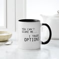 thumbnail image 4 of CafePress - I Trade Options Mug - 11 oz Ceramic Mug - Novelty Coffee Tea Cup, 4 of 4