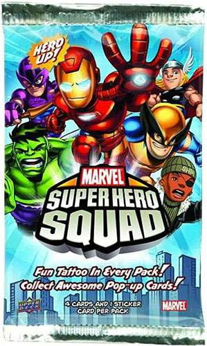 New Sealed Marvel Super Hero Squad Trading Card Game Theme Deck 