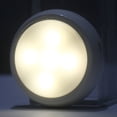 thumbnail image 5 of Luces LED para armario con sensor de movimiento, luces recargables por USB con pilas con control remoto, iluminación regulable debajo del gabinete, imán adhesivo para dormitorio, cocina (paq, 5 of 5