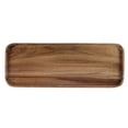 thumbnail image 2 of Oleegame 2PC Placemat Wood Serving Tray Durable Dishwasher Rectangular Party Plates Household Tableware, 2 of 9