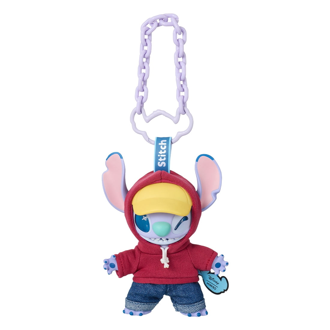 Miniso Disney Stitch Street Blind Box 15.5cm Plush Keychain