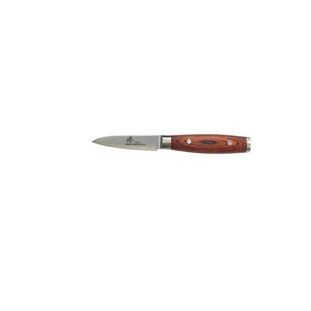 ZHEN C5P VG-10 Series 3 Layers Forged 3.5 in. Pakkawood Handle Steel Fruit Paring Knife