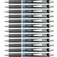 thumbnail image 2 of Pentel Needle Tip Liquid Gel Ink Pens - Refillable - Retractable - Black Liquid Gel Ink Ink - Stainless Steel Tip - 12 / Box | Bundle of 5, 2 of 2