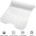 thumbnail image 5 of Bathtub and Shower Mats, Extra Long Non-Slip Bath Mat 39 x 16 Inch, Machine Washable Bath Tub Mat with Suction Cups & Drain Holes for Bathroom, White, 5 of 5