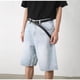 thumbnail image 5 of WILLBEST Pantalones Cortos Cargo para Hombre, Sueltos, Casuales, de Pierna Ancha y Pierna Recta, de Mezclilla, 5 of 7