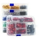 thumbnail image 4 of 177 Uds Kit de pernos de de motocicleta M5 M6 tornillos de carrocería pernos de Clips de tuerca Negro Cola Pernos de carenado, 4 of 4
