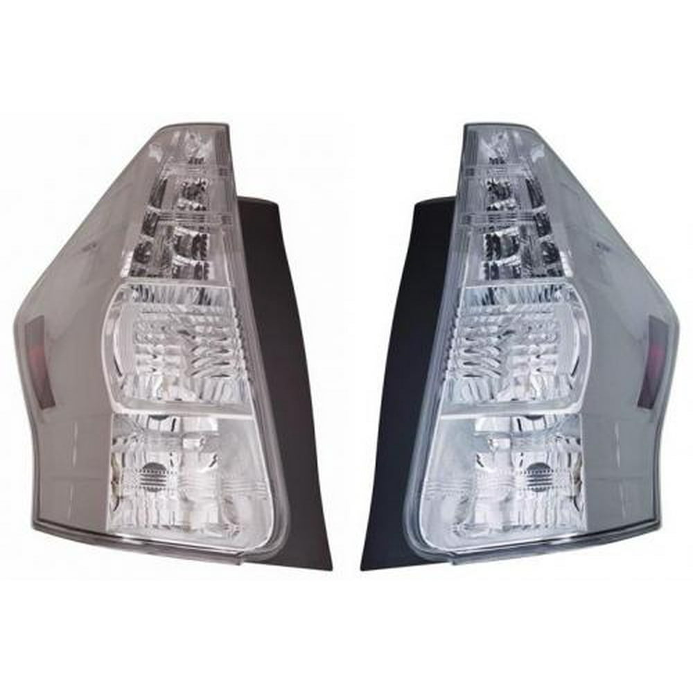 GoParts PAIR/SET OE Replacement for 2012 2014 Toyota Prius V Rear Tail Light Assemblies