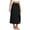 03_Black, variant on Women's Seamless Hem Slip Skirt Basic Modest Below the Knee Length Stretch Knit Straight Skirt for summer and office dresses(01_Beige,75)