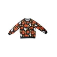thumbnail image 2 of Nituyy Women Halloween Sweatshirts Skull Ghost Cat Pumpkin Print Round Neck Long Sleeve Pullovers Tops, 2 of 6
