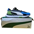 thumbnail image 1 of PU & MA WILD RIDER ROLLIN' 381517-07 BLUE/BLACK MEN'S RUNNING CASUAL SHOES SIZE 13, 1 of 6