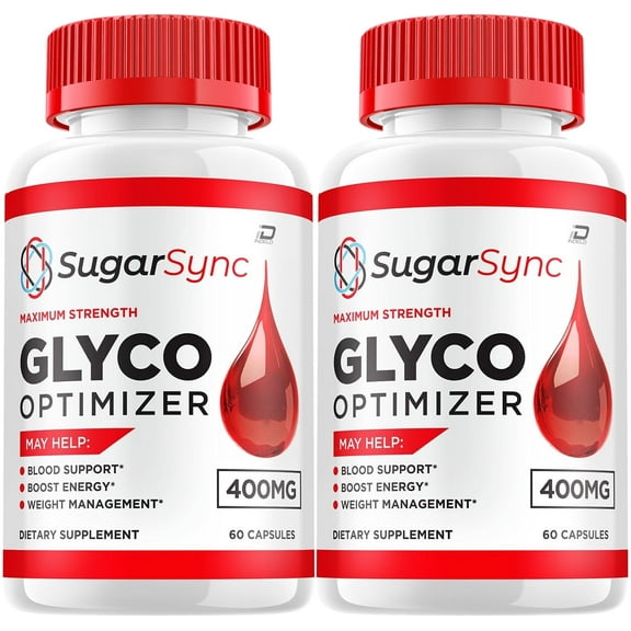 Sugar Sync Capsules - SugarSync Advanced Supplement, Maximum Strength, All Natural, 2 Pack, 120 Capsules