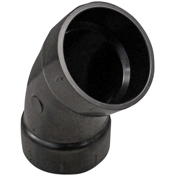 Charlotte Pipe Elbow Abs/Dwv 2 " 45 Deg. Black