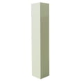 thumbnail image 4 of Orion 4 Tier Storage Shelves Corner Bookcase, White Wood, Contemporary, 4 of 4